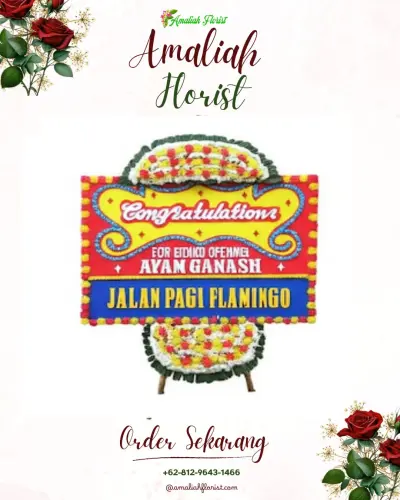 Bunga Papan Congratulation di Tambahrejo
